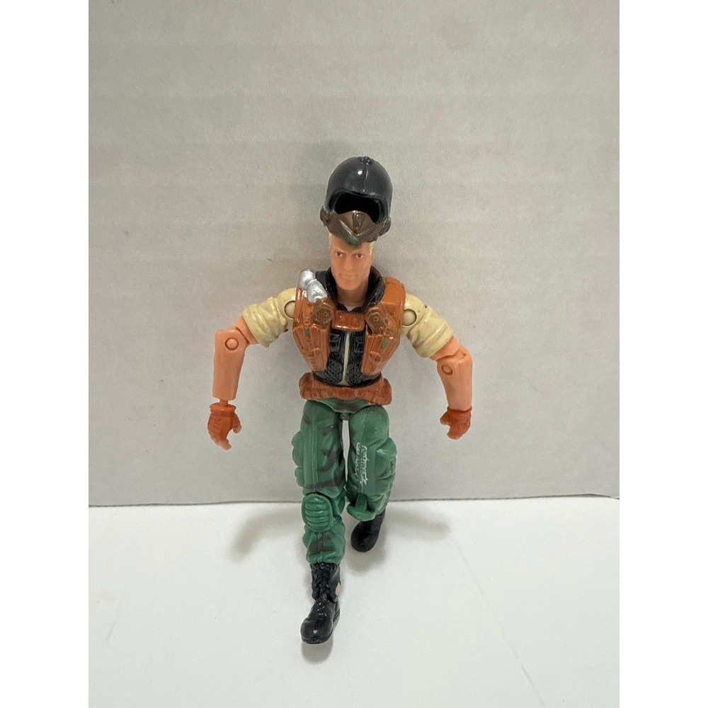 Vintage 1992 GI Joe General Flagg Action Figure Hasbro Military Toy with Helmet